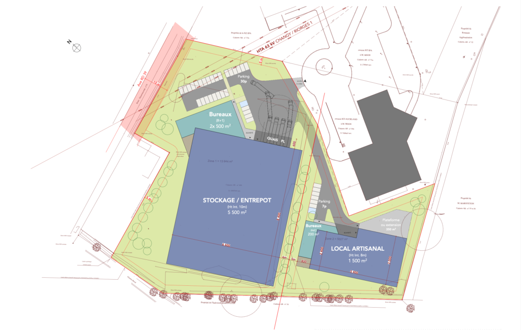 plan aménagement activités